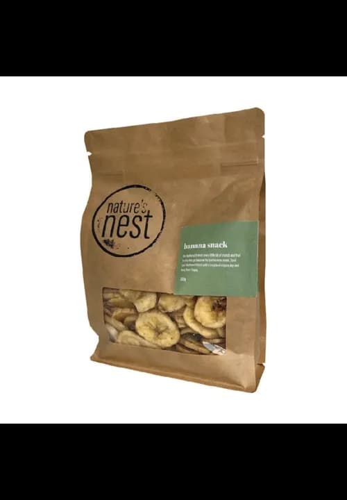 Natures Nest Banana Snack 300g