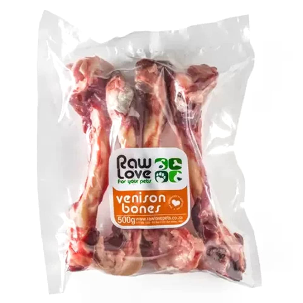 Raw Love Venison Marrow Bones 500g