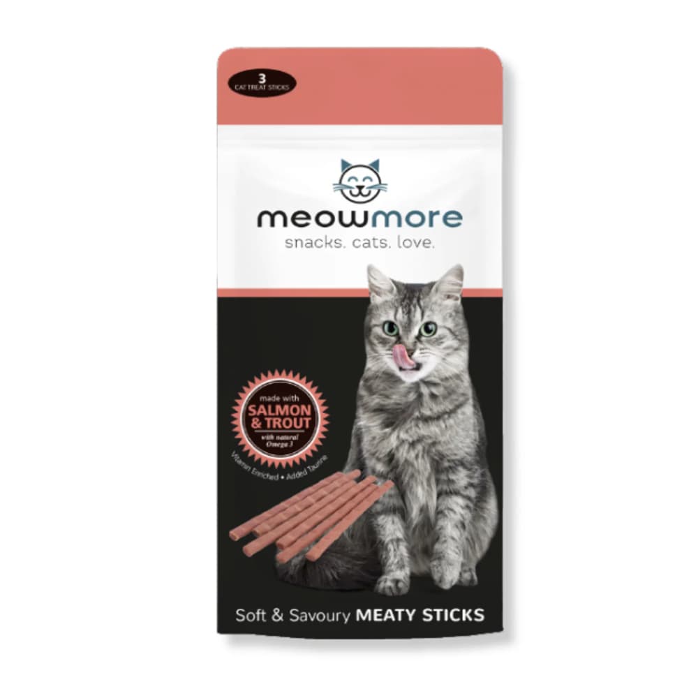 Meowmore Meaty Sticks Salmon And Trout 15g
