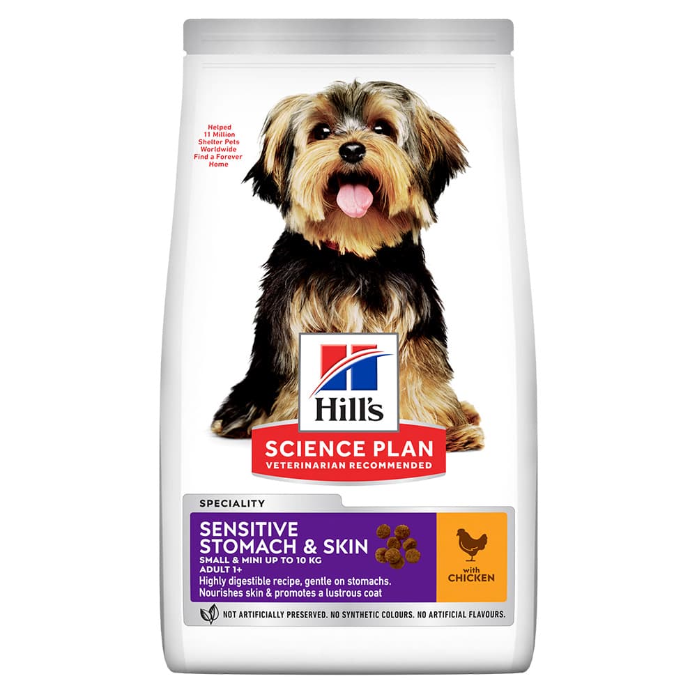 Hills Dog Adult Small/Mini Sensitive Stomach & Skin 1.5kg