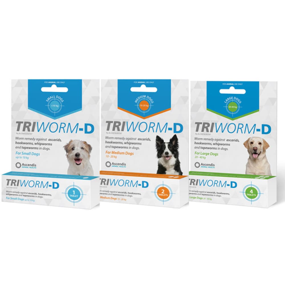 Triworm-D up to 20-40kg