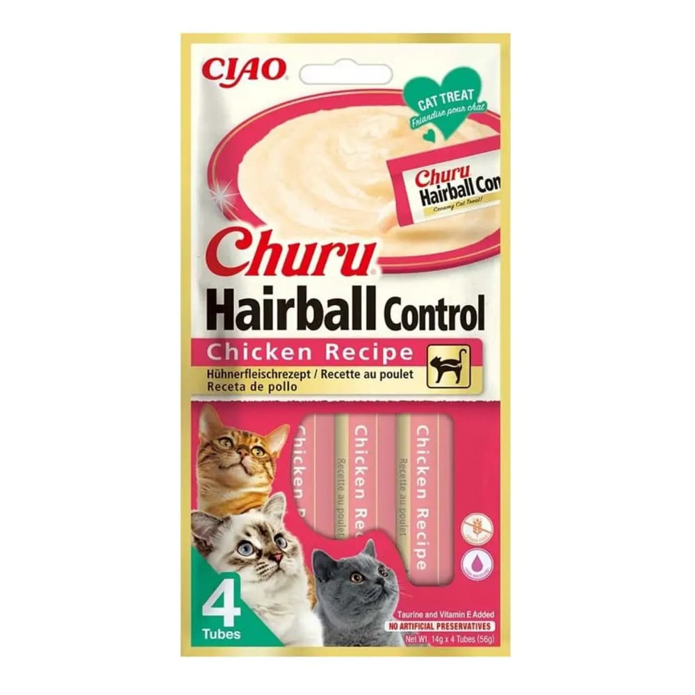 Churu Hairball Chicken 4 X 14g