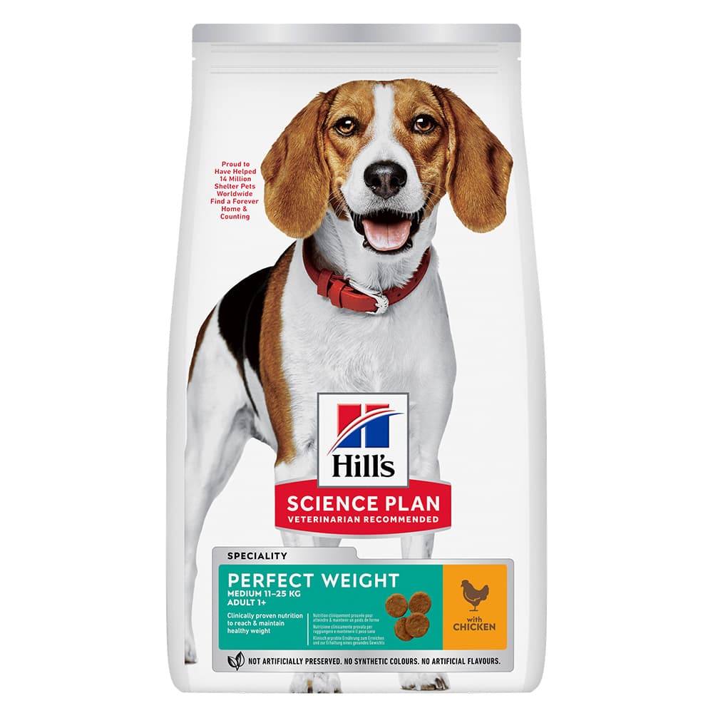 Hills Dog Perfect Weight Medium Breed 12kg