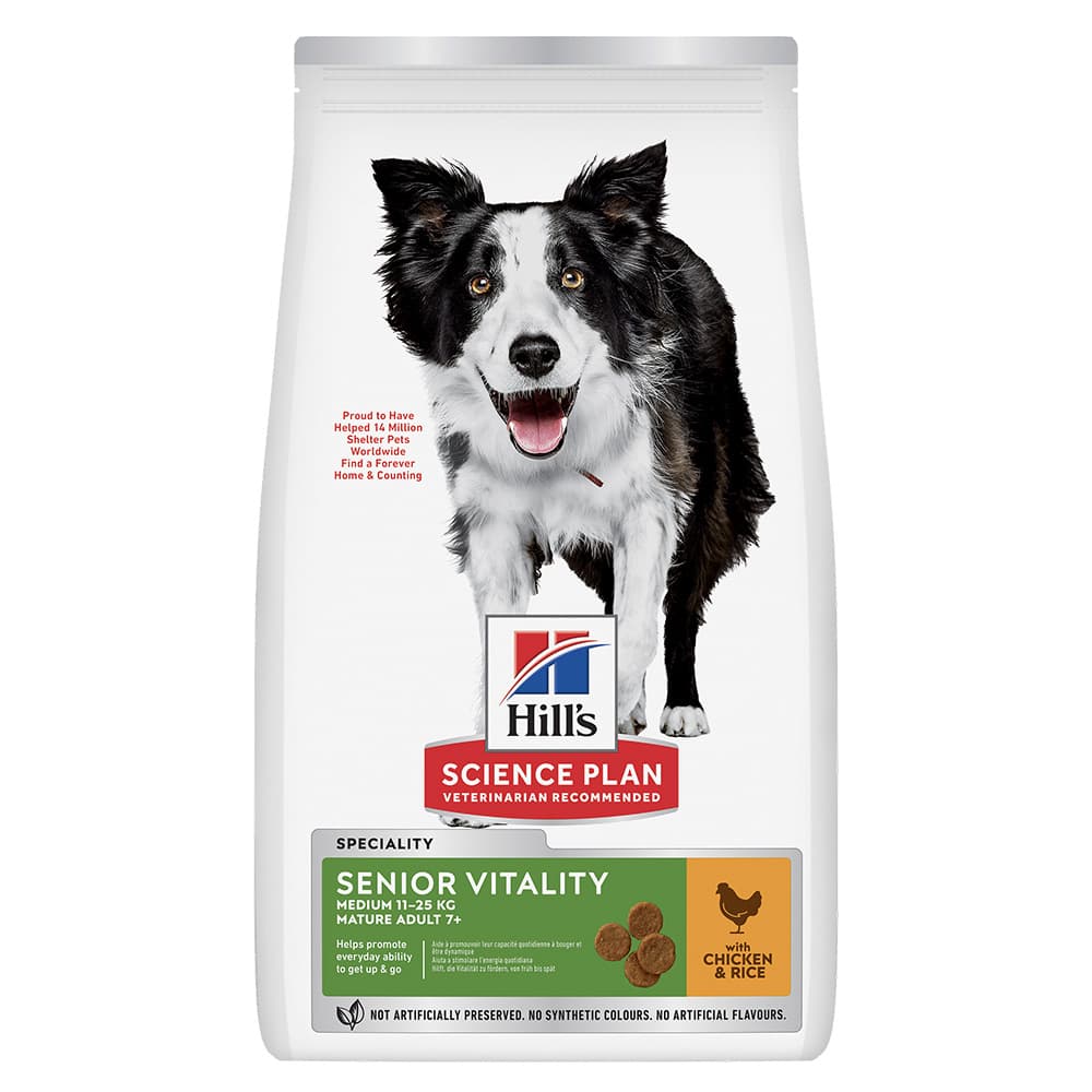 Hills Dog Senior Vitality Medium Breed 2.5kg