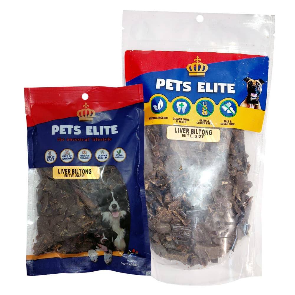 Pets Elite Liver Biltong Bite Size 360g