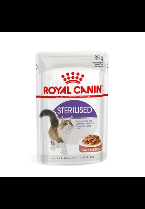 Royal Canin Sterilised Chunks In Gravy 85g